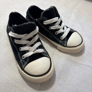 Converse Black and White Kids Sneakers